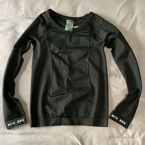 Sarah’s Day She’s Seamless Long Sleeve Top black